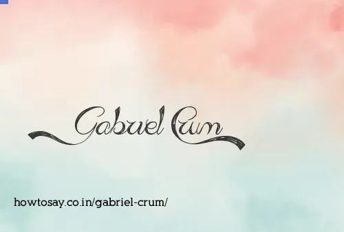 Gabriel Crum