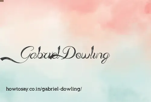 Gabriel Dowling