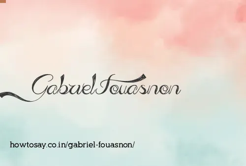 Gabriel Fouasnon
