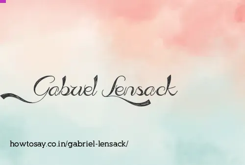 Gabriel Lensack