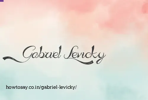 Gabriel Levicky