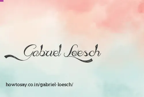 Gabriel Loesch