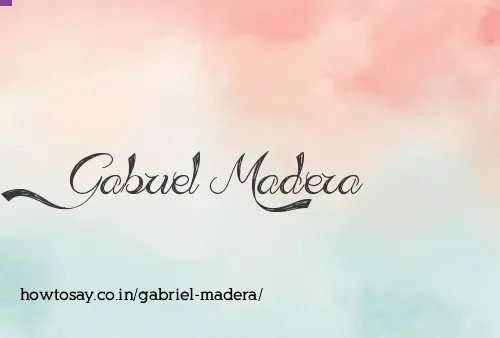 Gabriel Madera