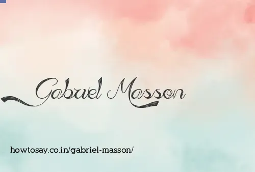 Gabriel Masson
