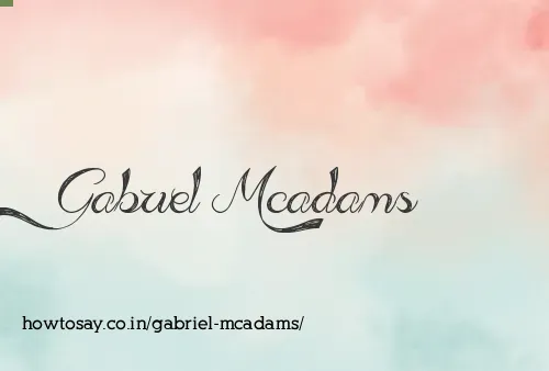 Gabriel Mcadams