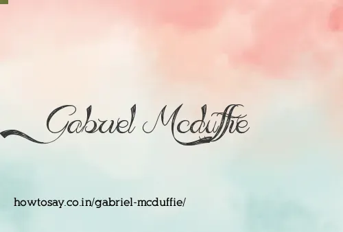 Gabriel Mcduffie