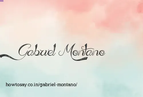 Gabriel Montano