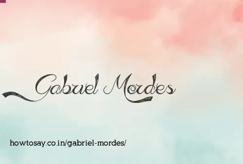 Gabriel Mordes