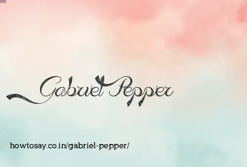 Gabriel Pepper