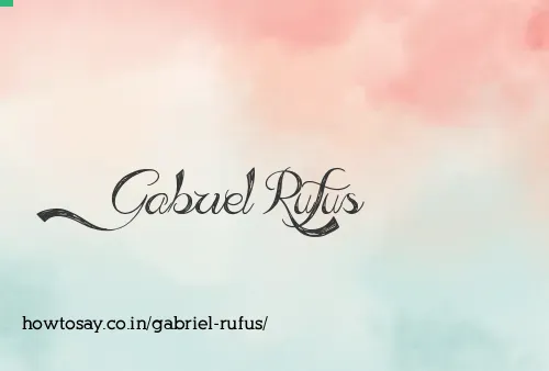Gabriel Rufus