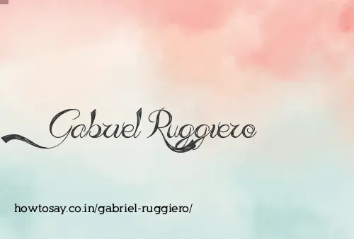 Gabriel Ruggiero