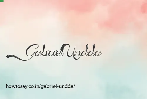 Gabriel Undda