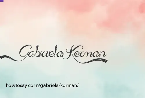 Gabriela Korman