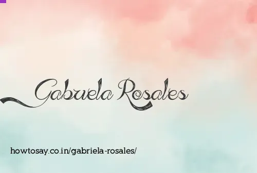 Gabriela Rosales