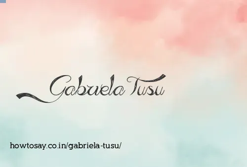 Gabriela Tusu