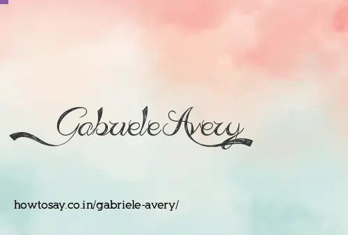 Gabriele Avery
