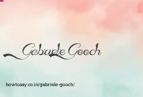 Gabriele Gooch