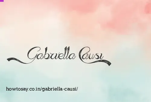 Gabriella Causi