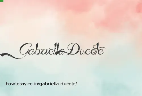 Gabriella Ducote