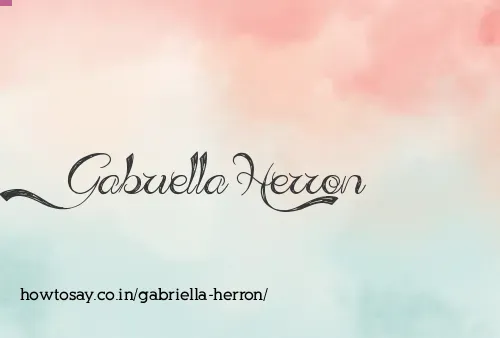 Gabriella Herron