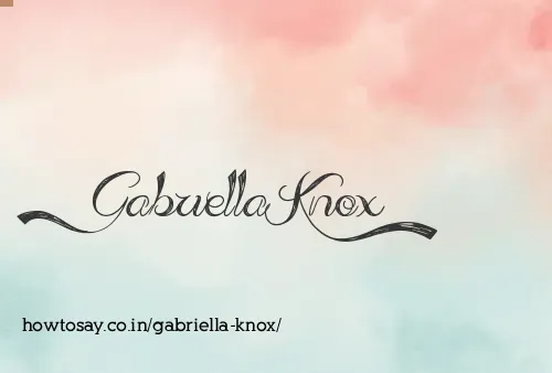Gabriella Knox