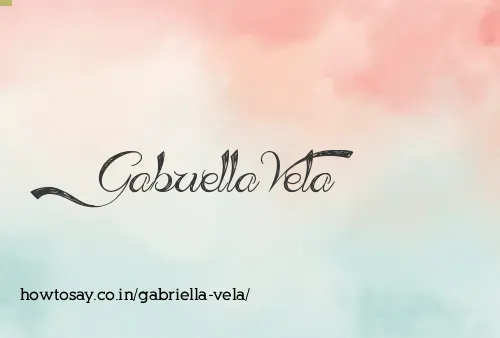 Gabriella Vela