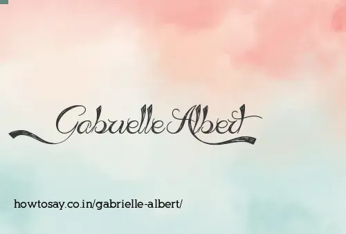 Gabrielle Albert