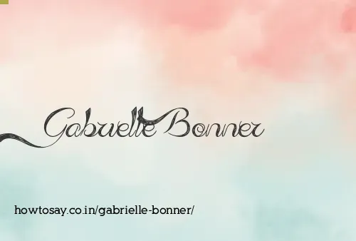 Gabrielle Bonner