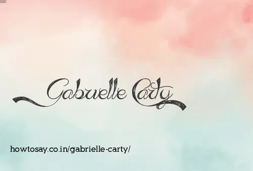 Gabrielle Carty