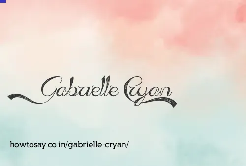 Gabrielle Cryan
