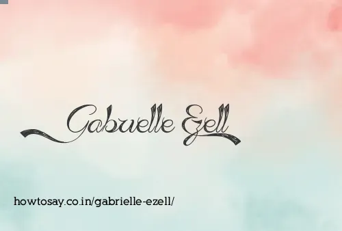 Gabrielle Ezell