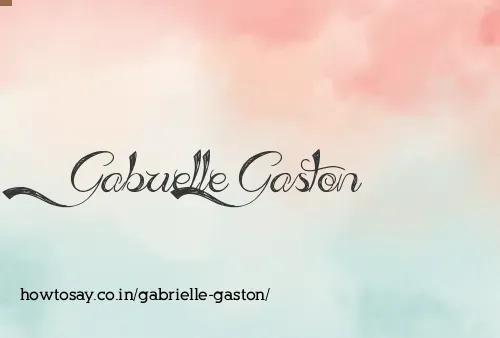 Gabrielle Gaston