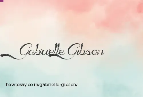 Gabrielle Gibson