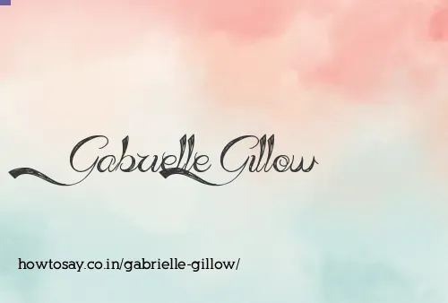 Gabrielle Gillow