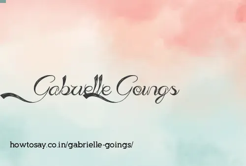 Gabrielle Goings