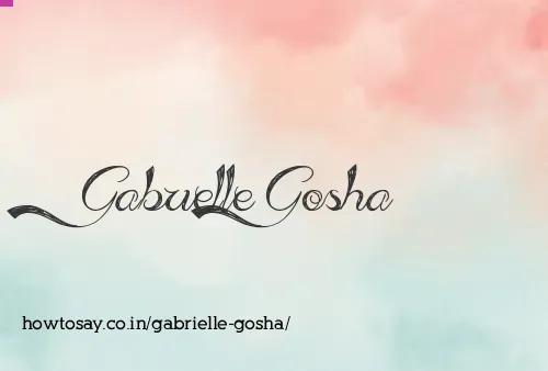 Gabrielle Gosha