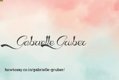 Gabrielle Gruber