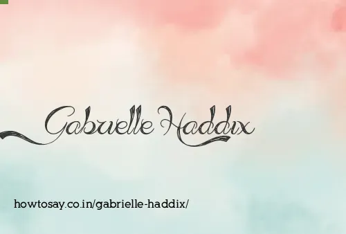 Gabrielle Haddix