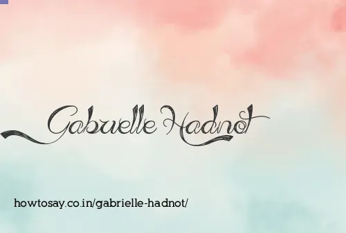 Gabrielle Hadnot