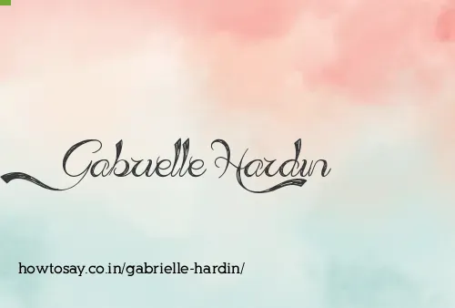 Gabrielle Hardin