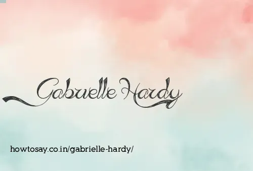 Gabrielle Hardy