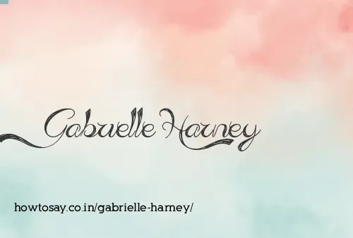 Gabrielle Harney