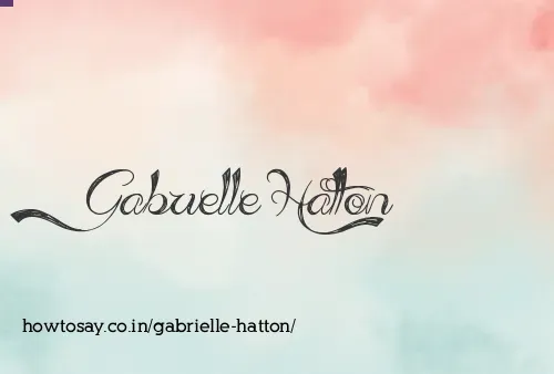 Gabrielle Hatton