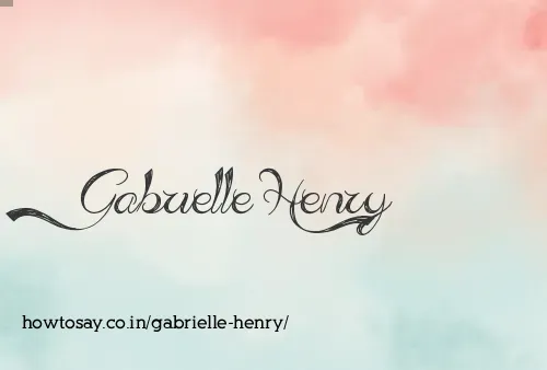 Gabrielle Henry