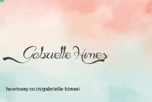 Gabrielle Himes