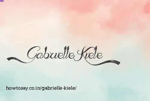 Gabrielle Kiele