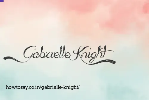 Gabrielle Knight