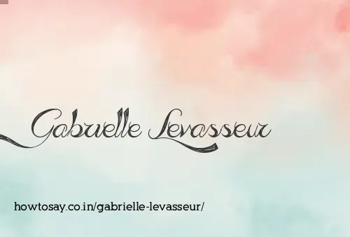 Gabrielle Levasseur