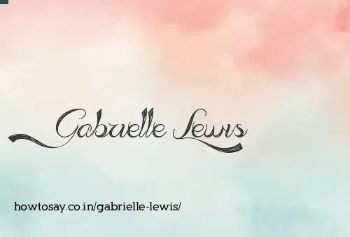 Gabrielle Lewis
