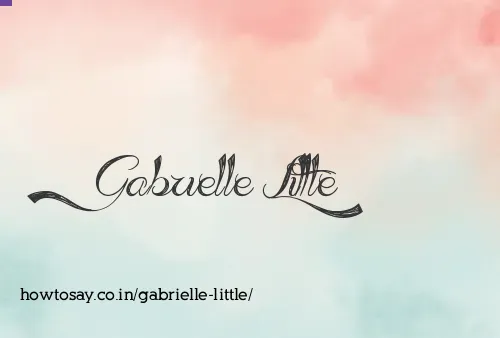 Gabrielle Little
